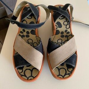 Fly London platform sandals (sz 38)
